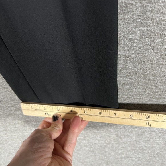 Lafayette 148 New York Dress Pants Womens 4 Black Slim Tapered Twill Work - Picture 5 of 8